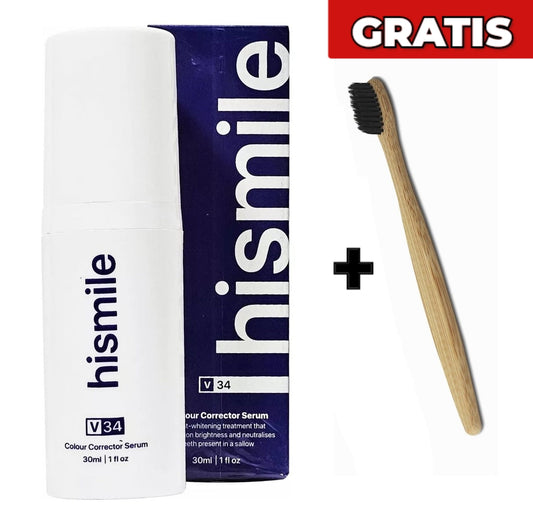 Pasta Dental Blanqueadora HISMILES™ + Cepillo bambu GRATIS